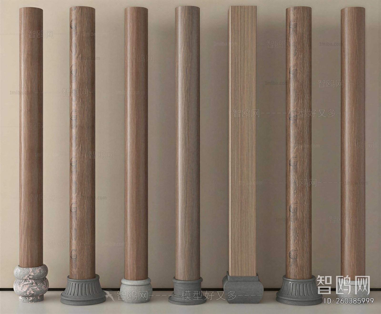 New Chinese Style Column