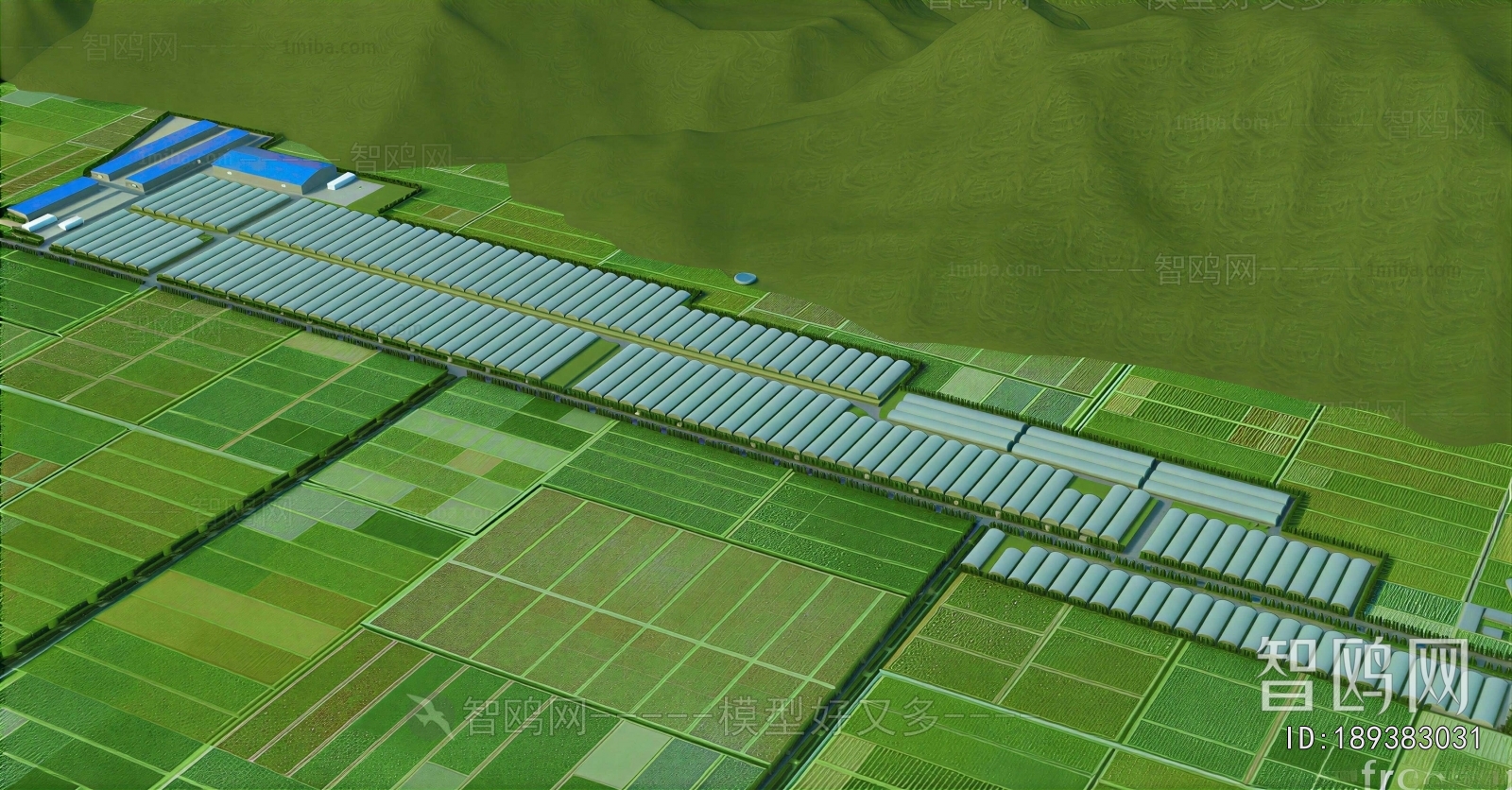Modern Architectural Bird's-eye View Planning