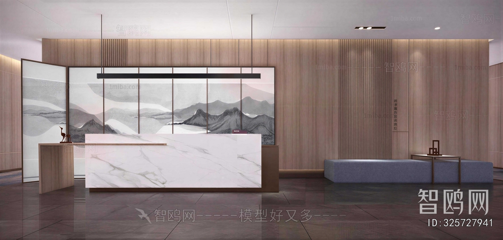 New Chinese Style Lobby Hall