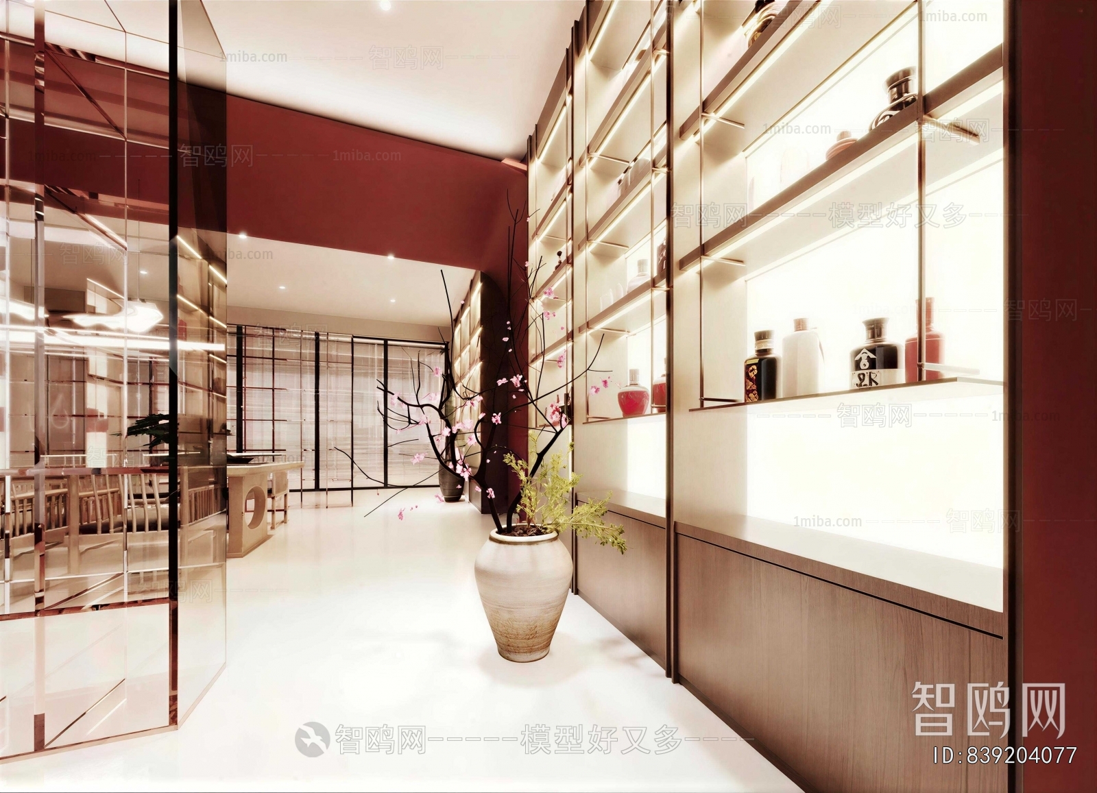 New Chinese Style Exhibition Hall