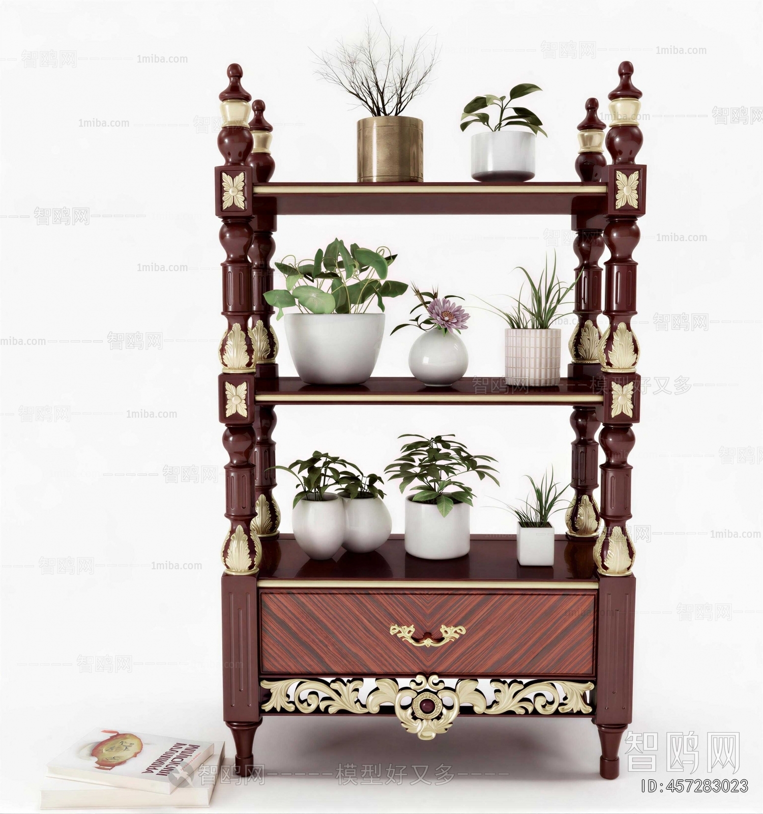 New Classical Style Shelving
