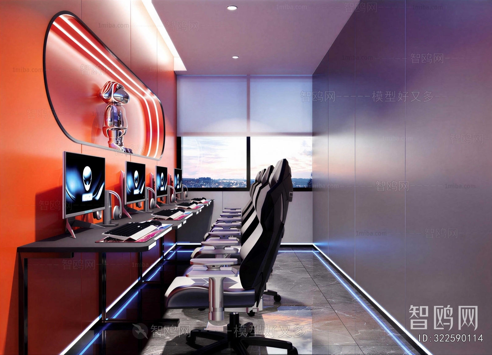 Modern Internet Cafe