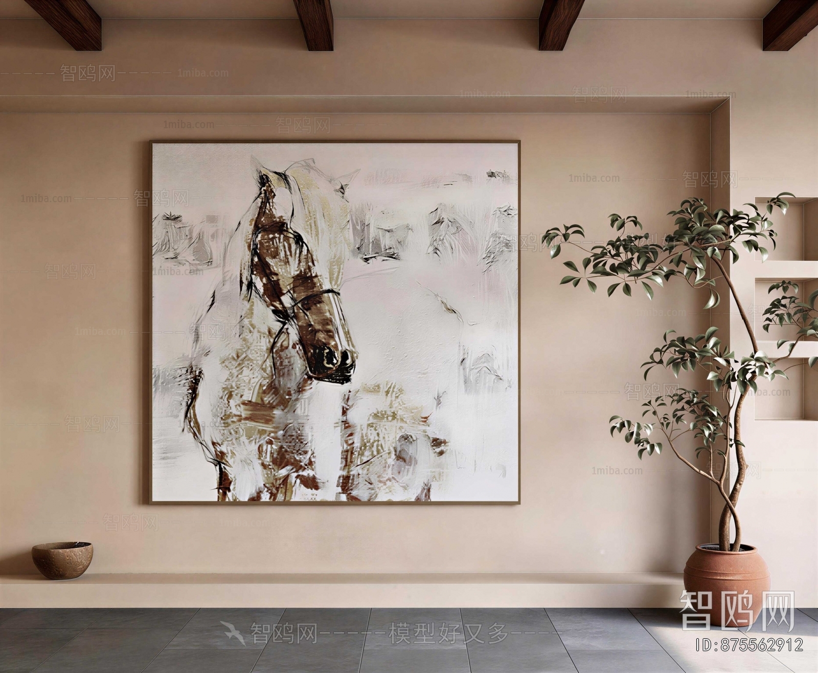 Wabi-sabi Style Painting