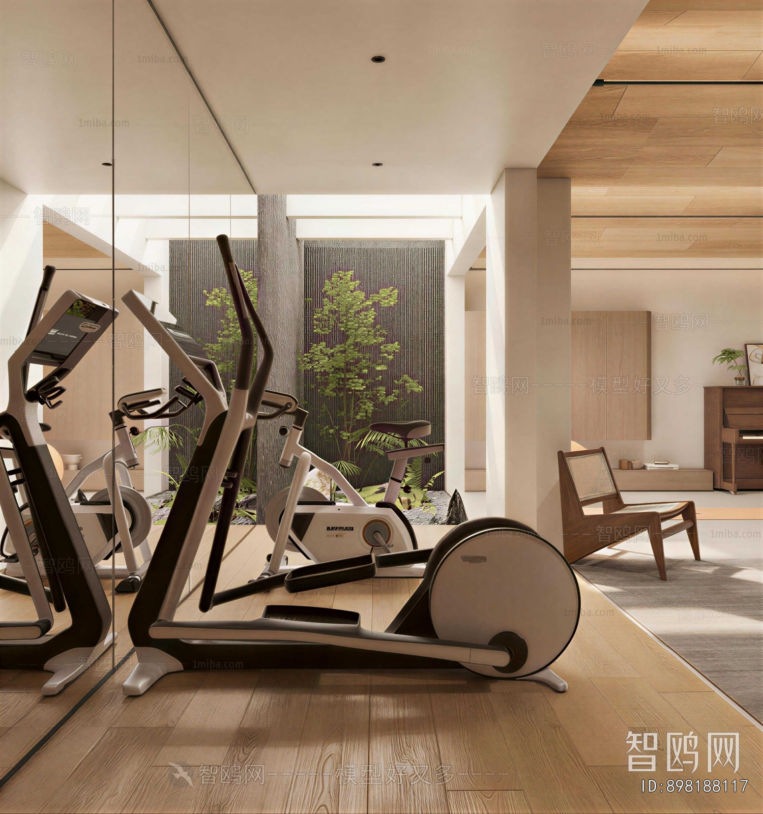 Modern Home Fitness Room