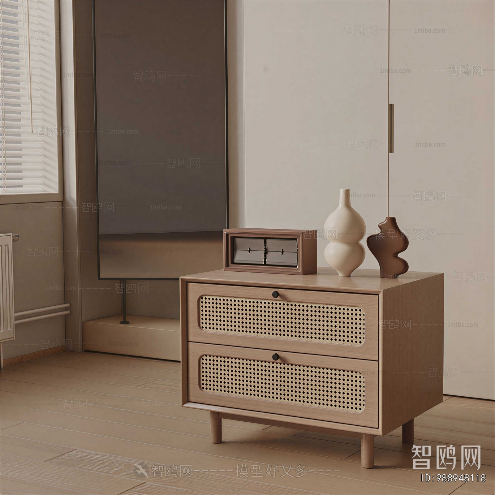 Modern Bedside Cupboard