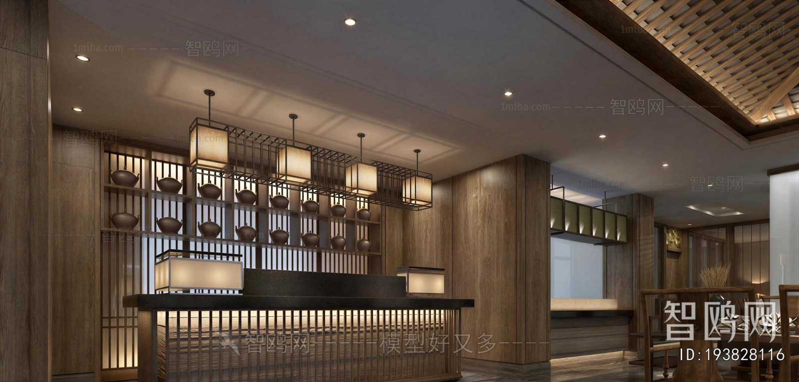 New Chinese Style Teahouse Tea House
