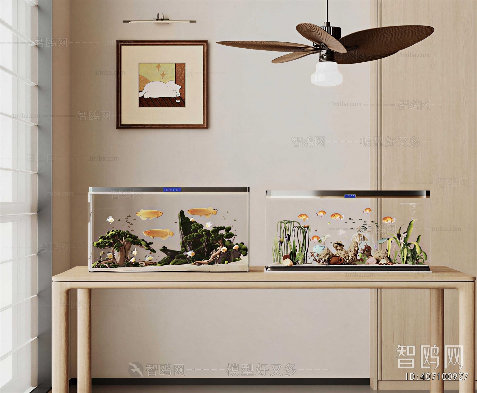 Japanese Style Fish Tank