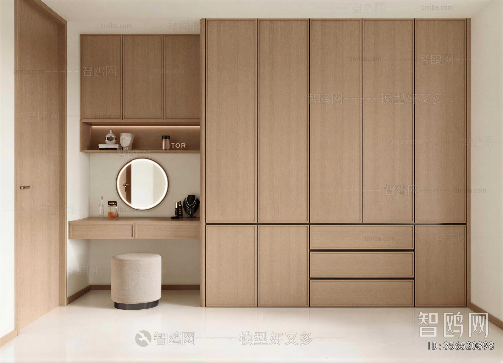 Modern Clothes Storage Area