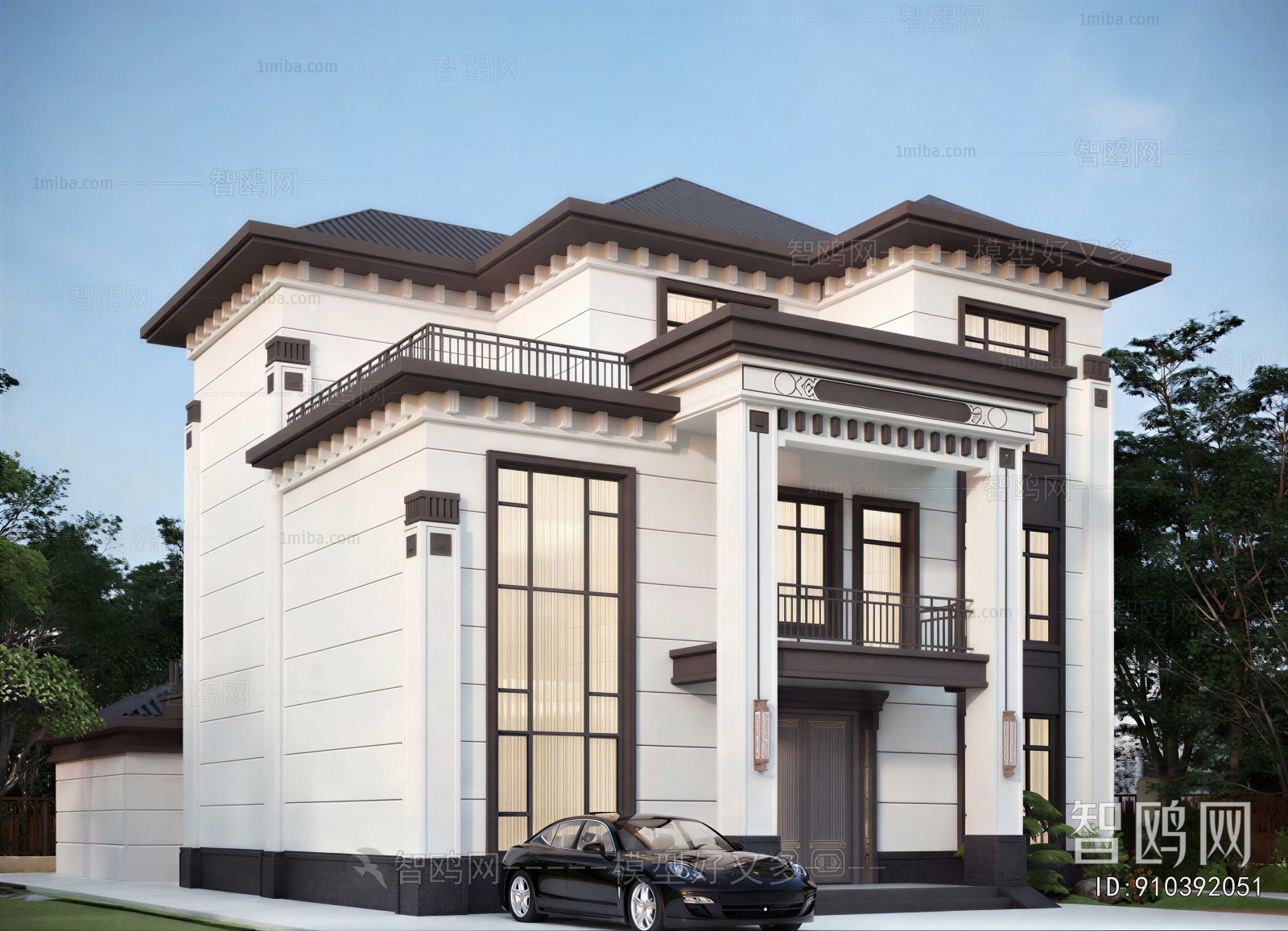 New Chinese Style Detached Villa