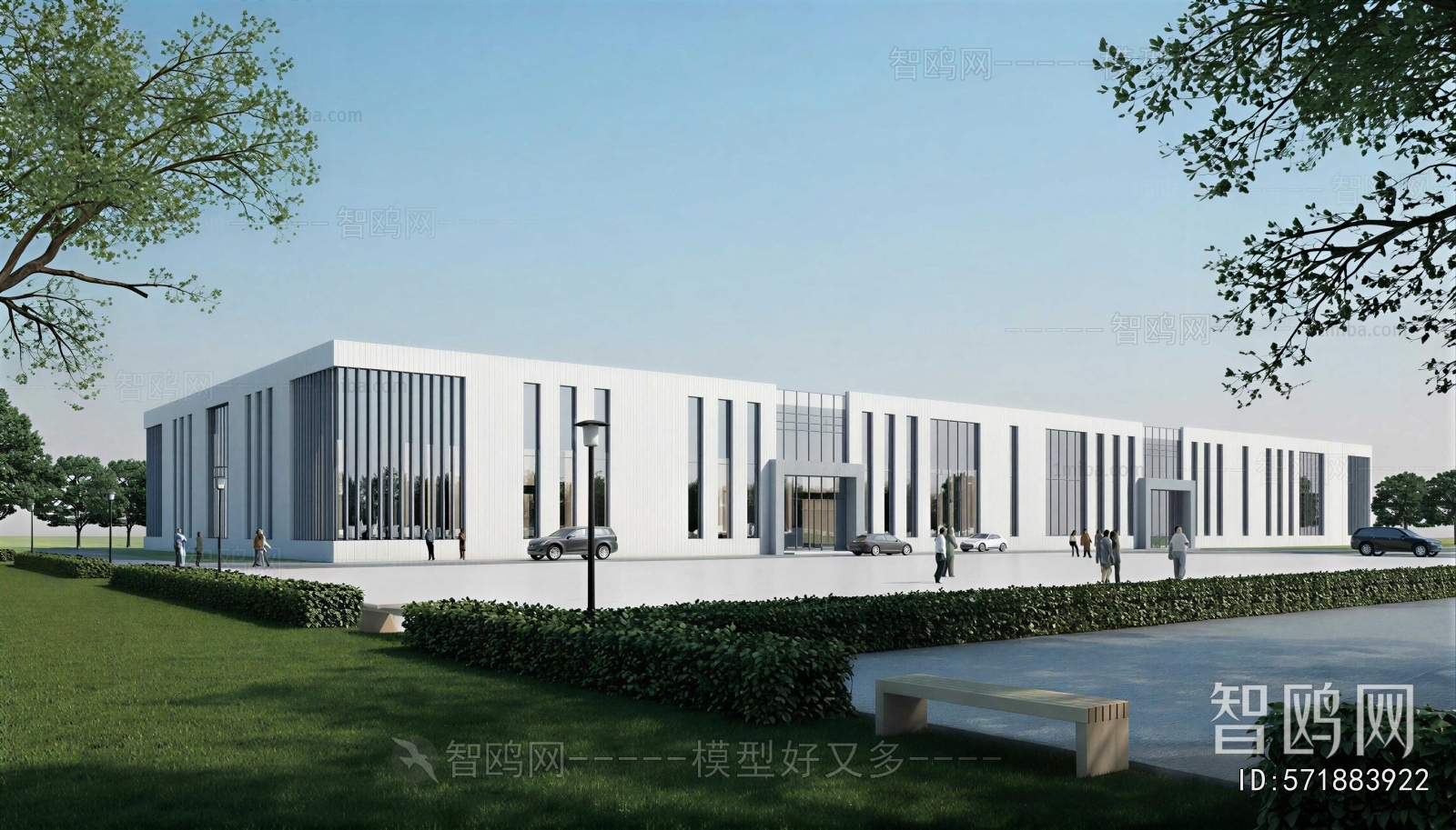Modern Appearance Of Commercial Building