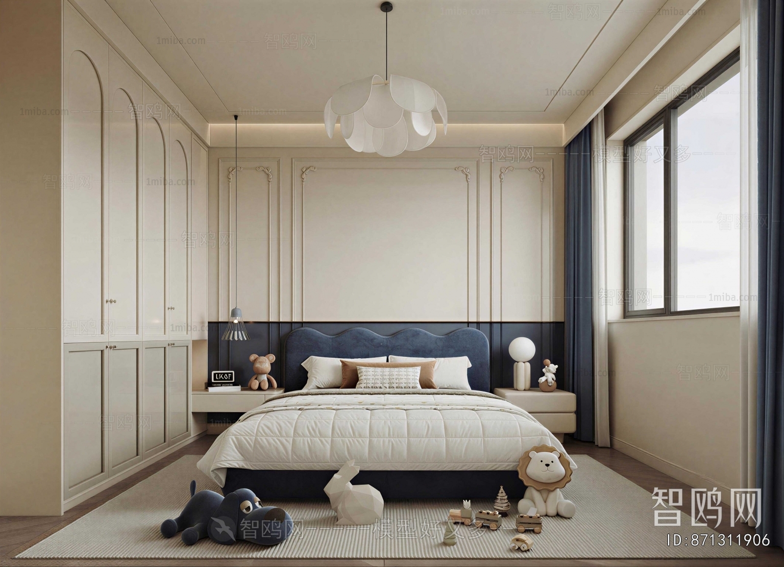 Modern Boy's Room And Son's Room