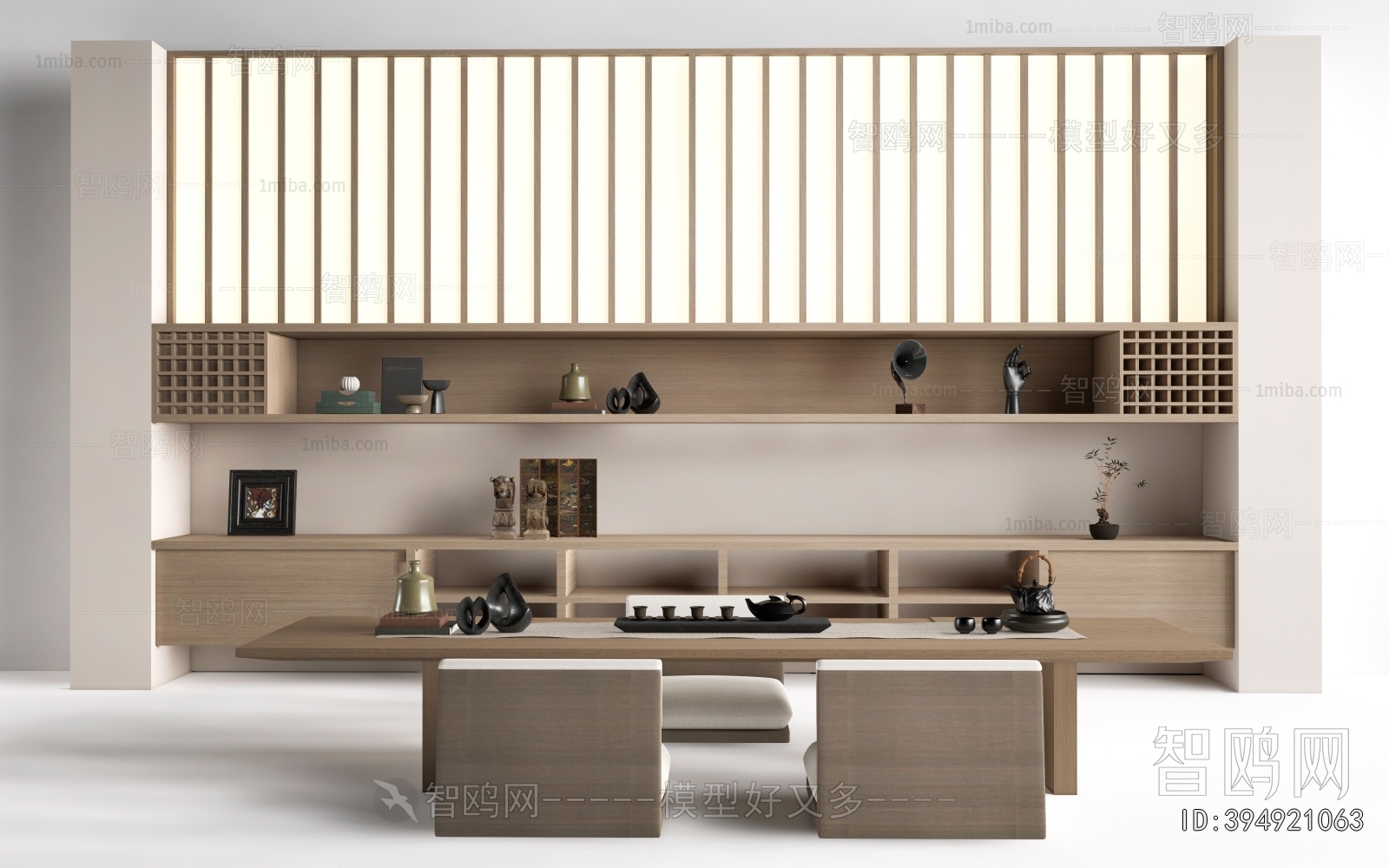 New Chinese Style TV Wall