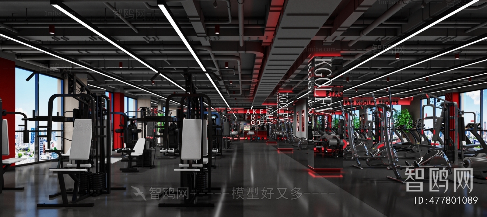 Industrial Style Gym