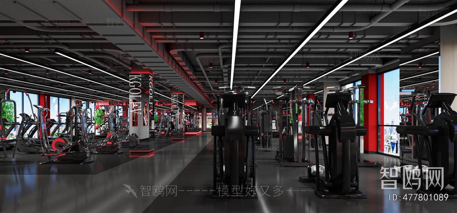Industrial Style Gym