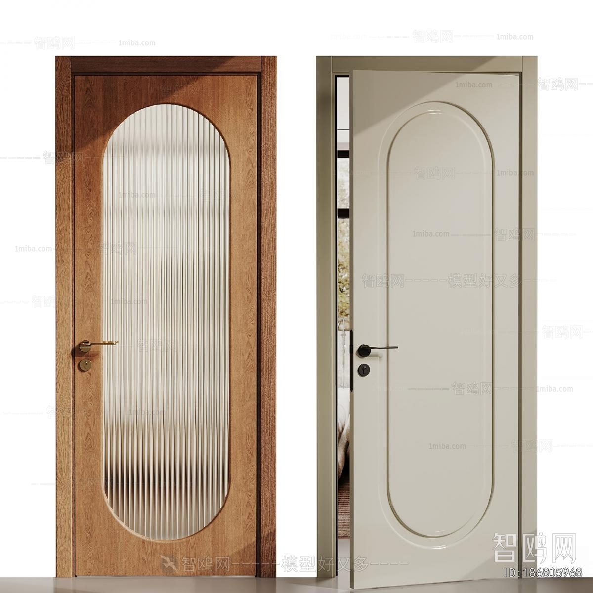 Modern Single Door