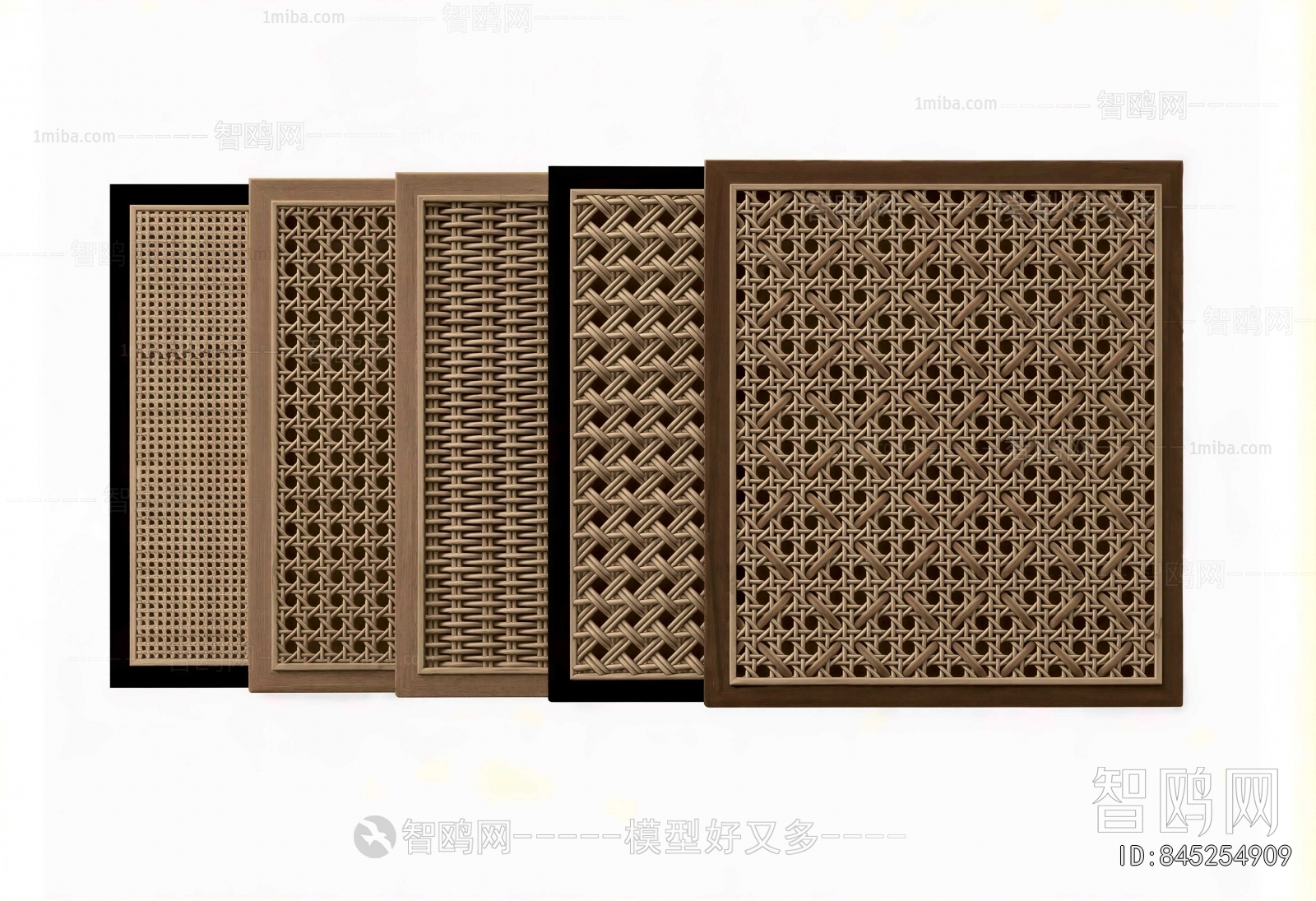 Wabi-sabi Style Door Panel