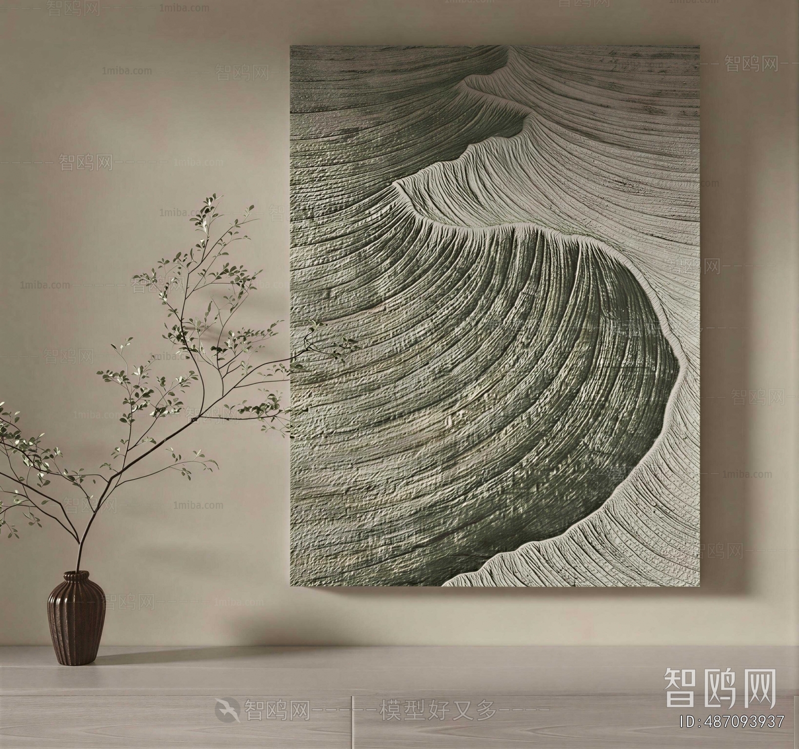 Wabi-sabi Style Painting