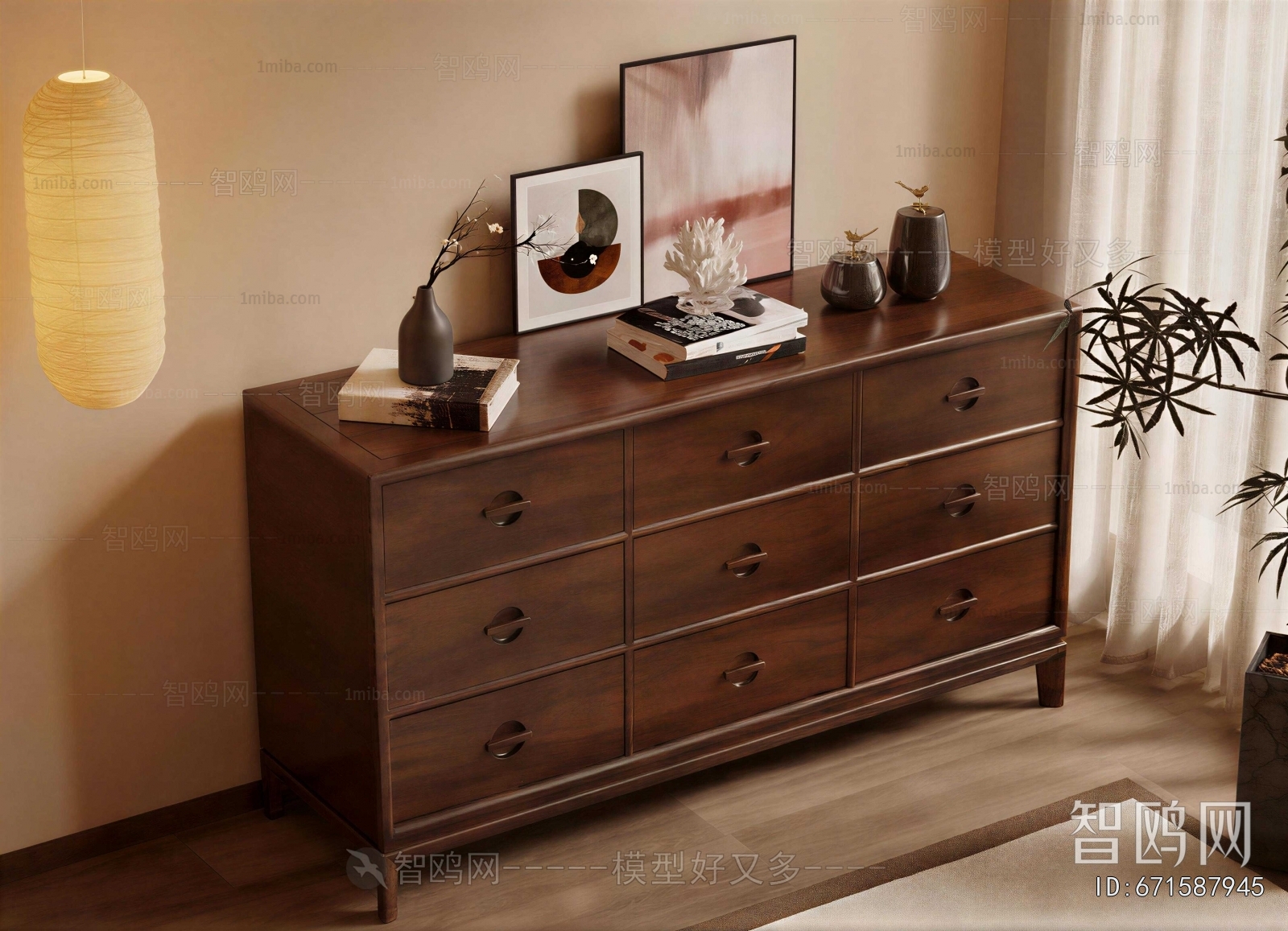 New Chinese Style Chest Of Drawers