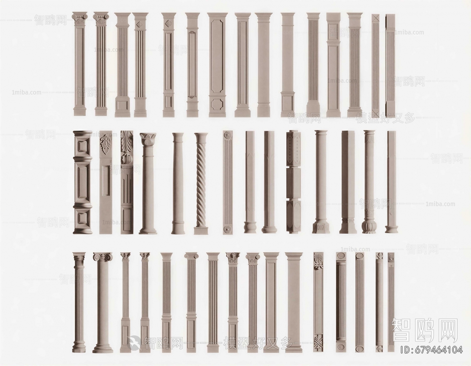 European Style Roman Pillar