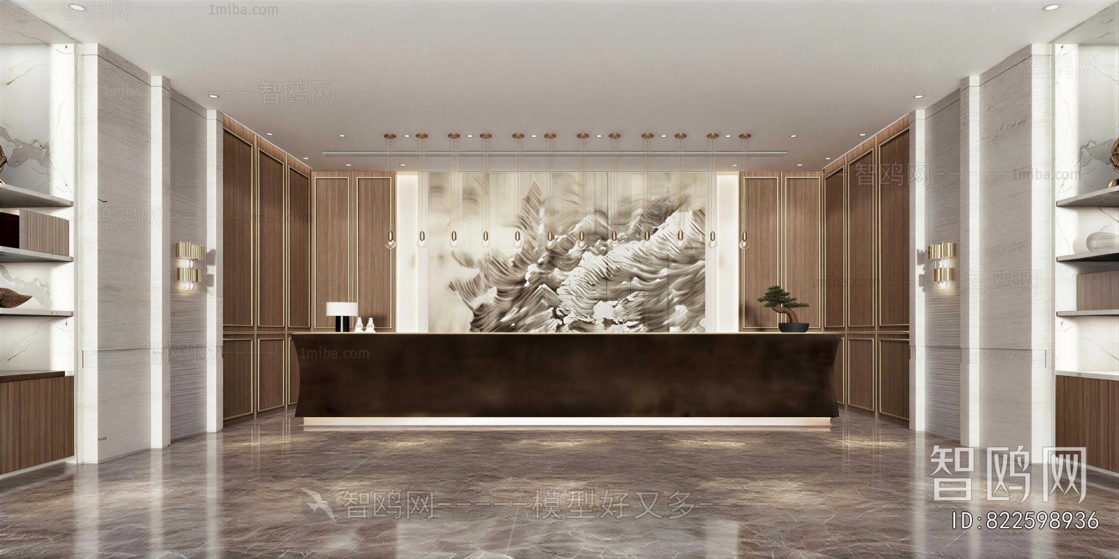 New Chinese Style Lobby Hall