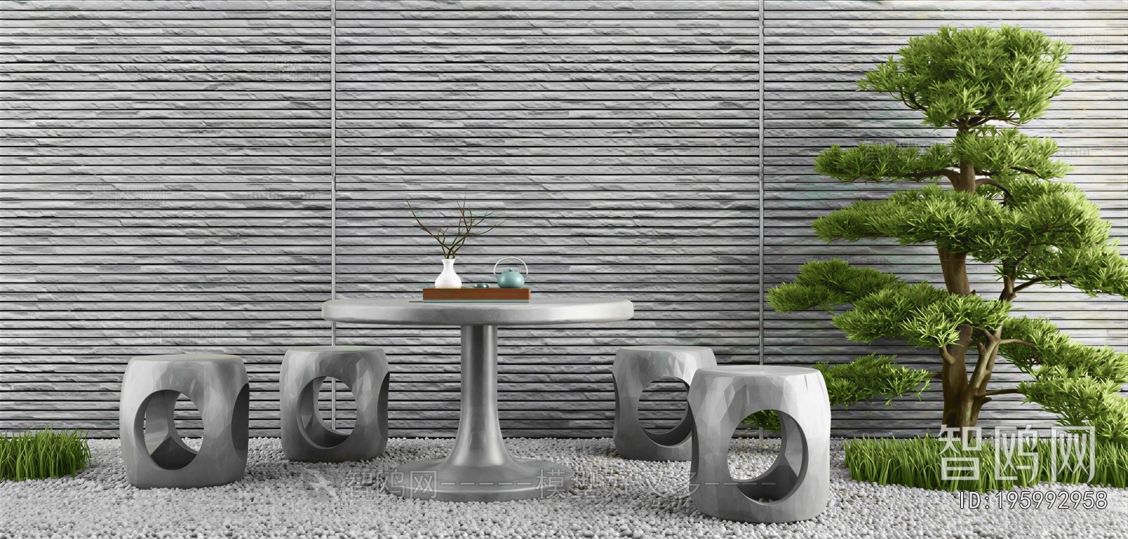 New Chinese Style Outdoor Tables And Chairs