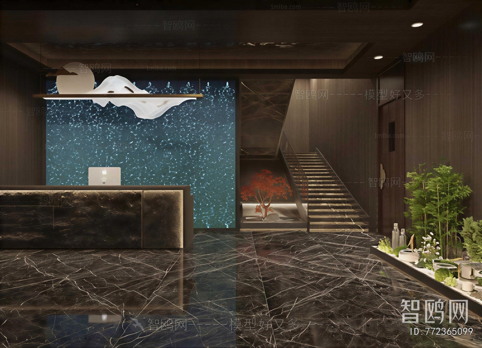 New Chinese Style Lobby Hall