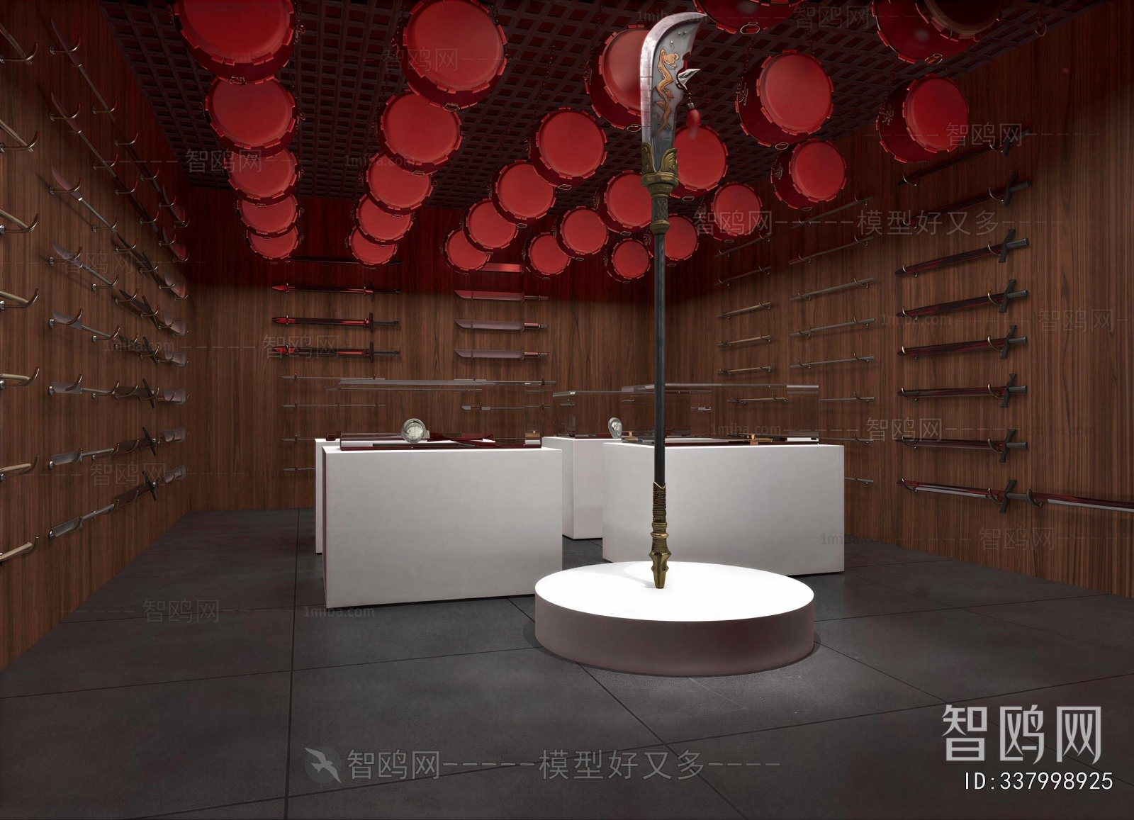 New Chinese Style Exhibition Hall