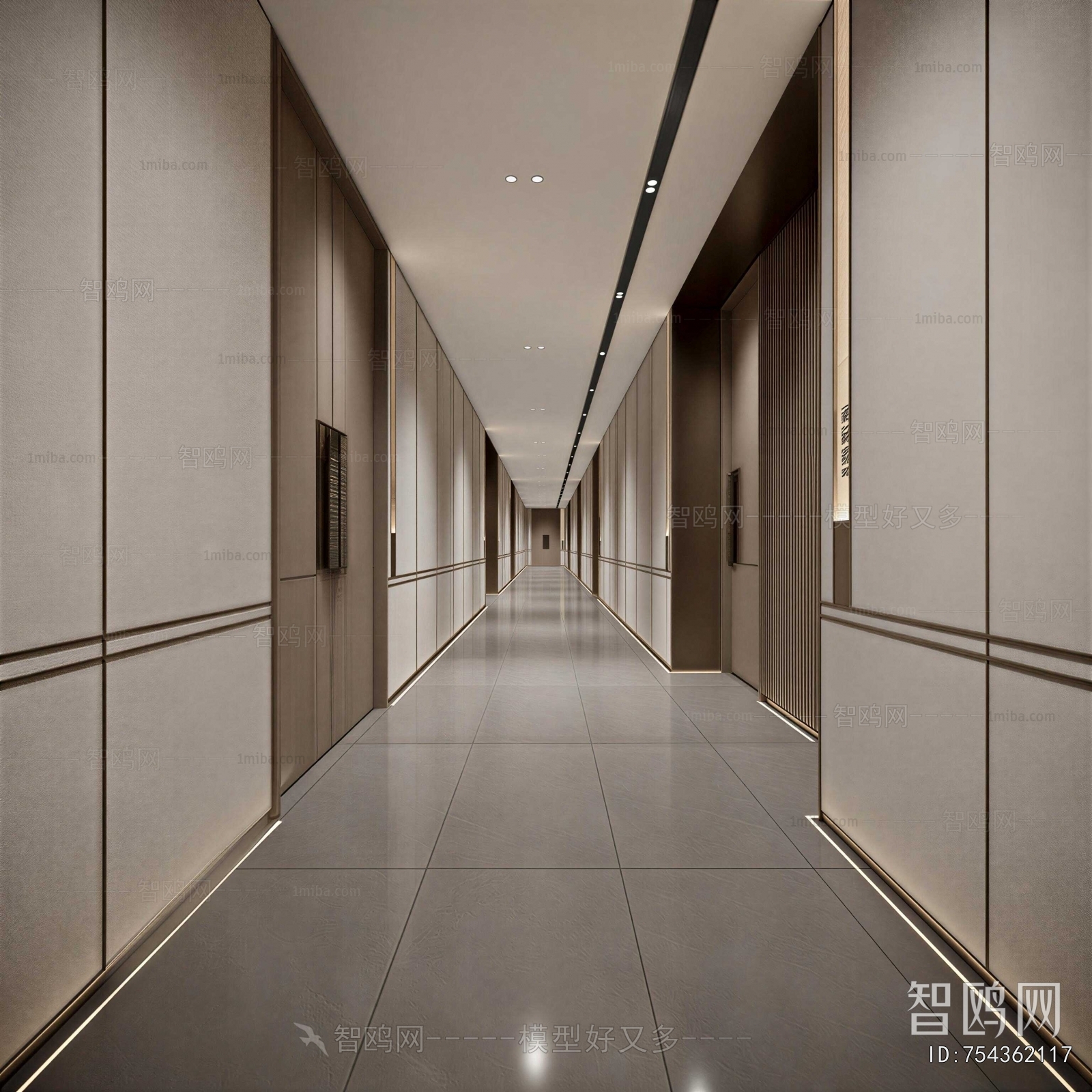 Modern Office Aisle