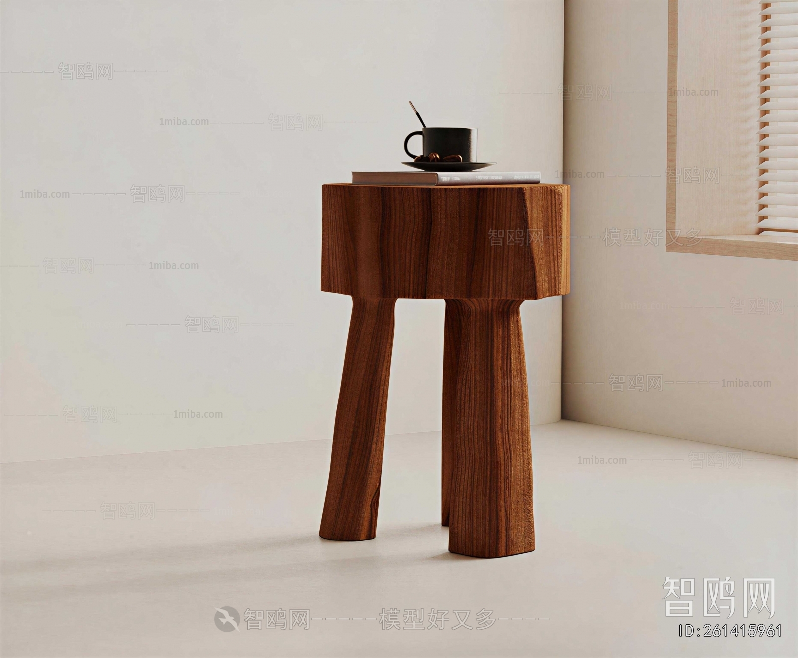Wabi-sabi Style Side Table/corner Table
