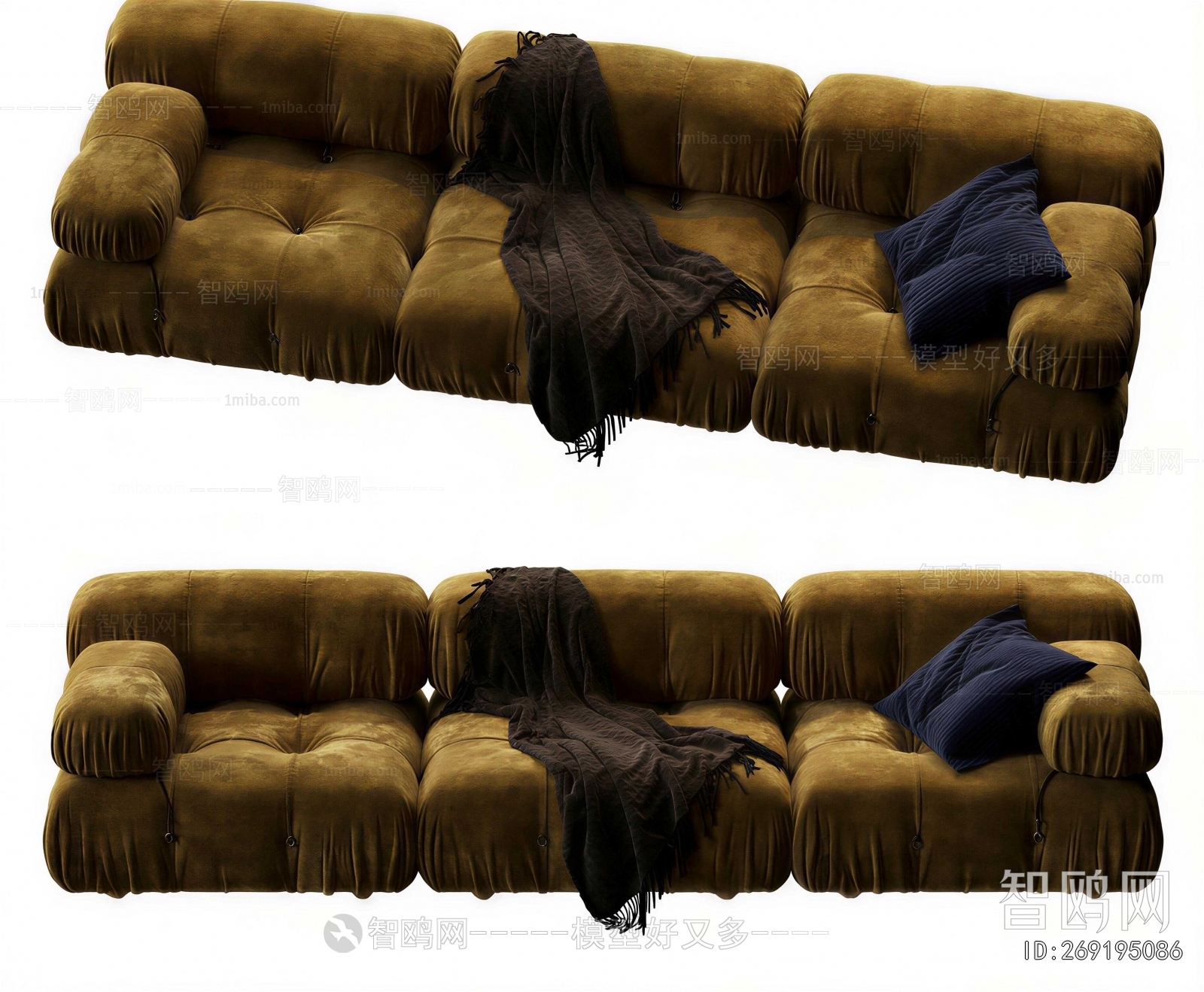 Modern Three-seat Sofa