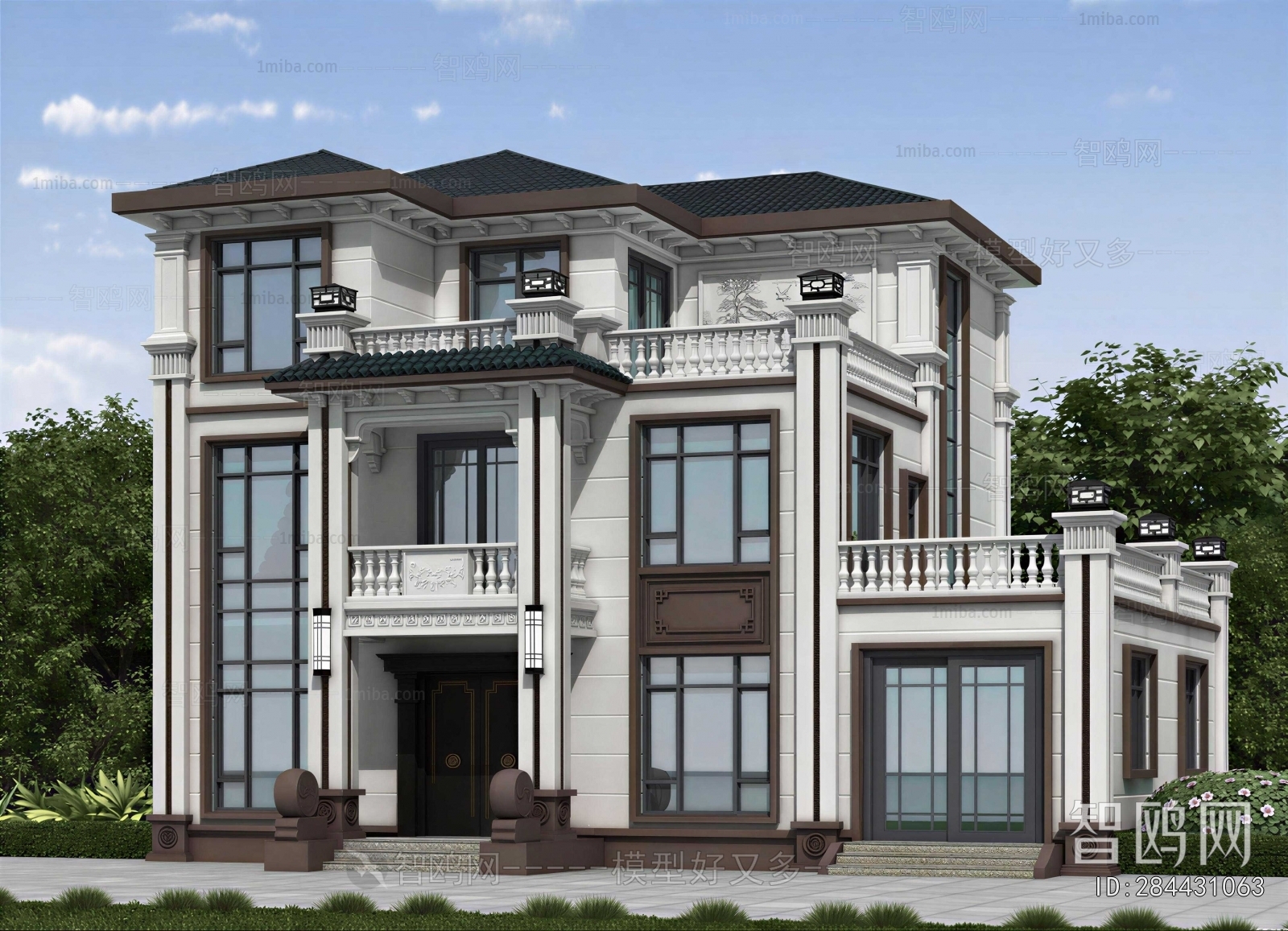 New Chinese Style Detached Villa
