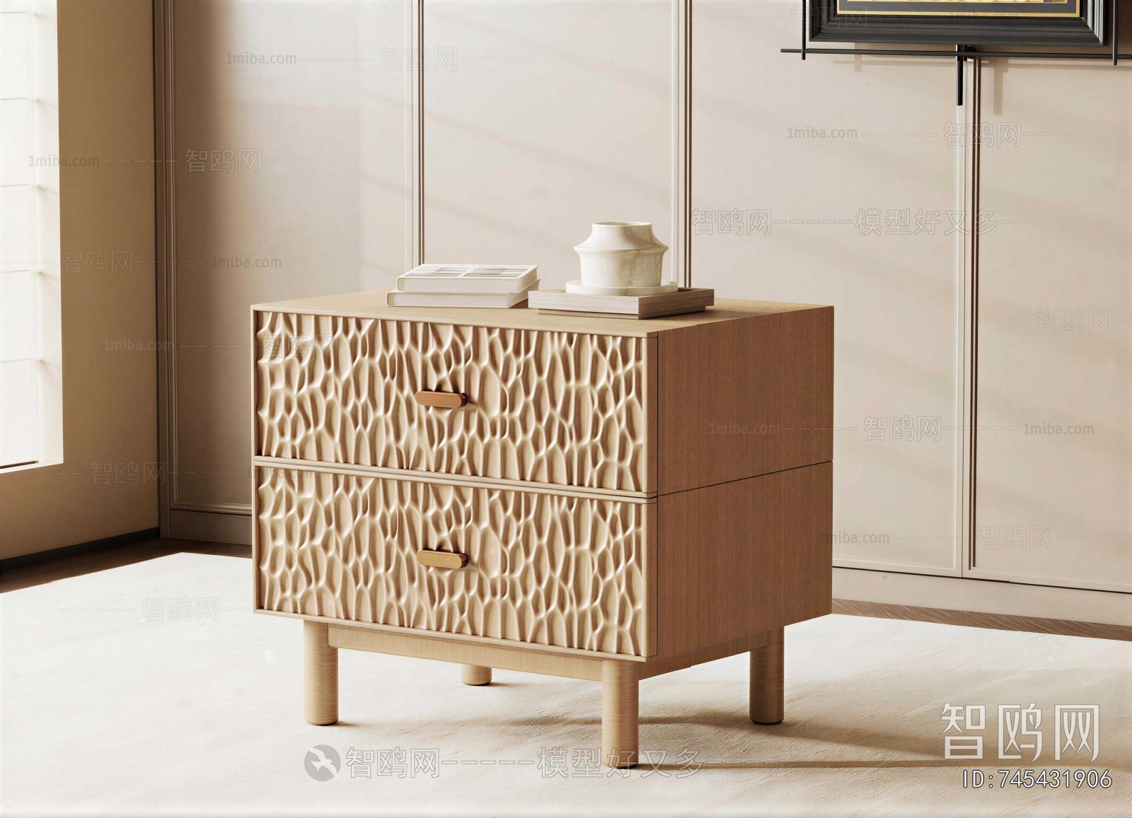 Modern Bedside Cupboard