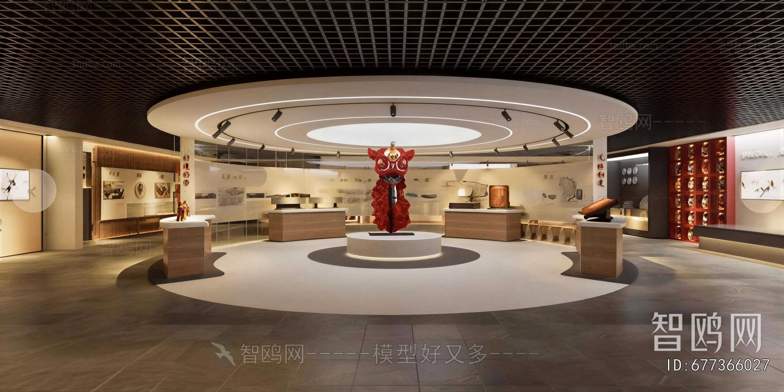 New Chinese Style Exhibition Hall