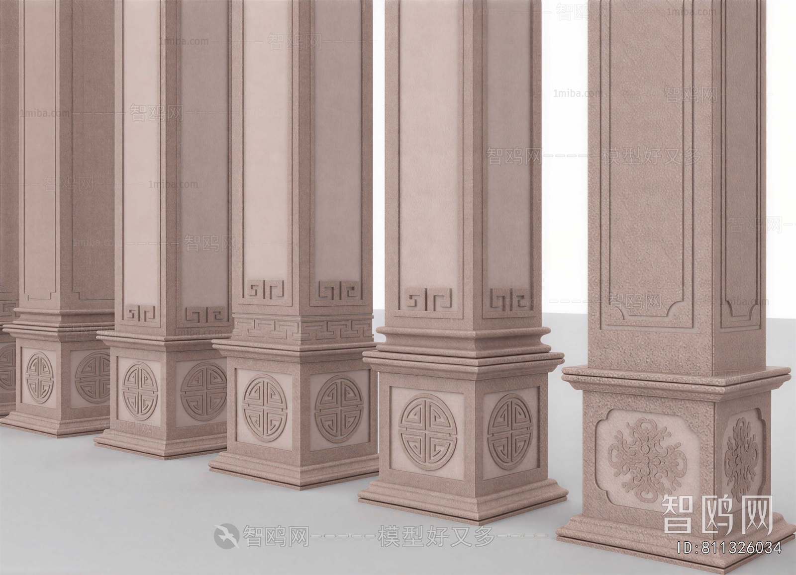 New Chinese Style Column