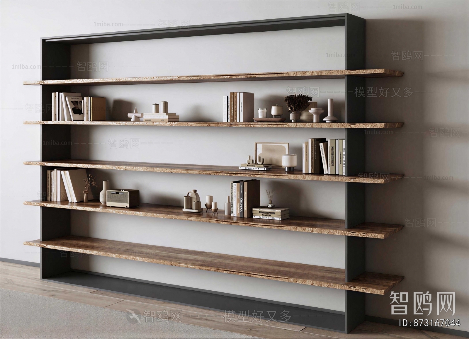 Wabi-sabi Style Shelving