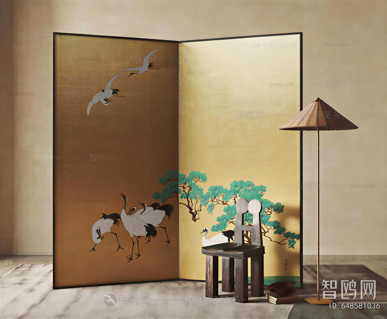 Wabi-sabi Style Partition