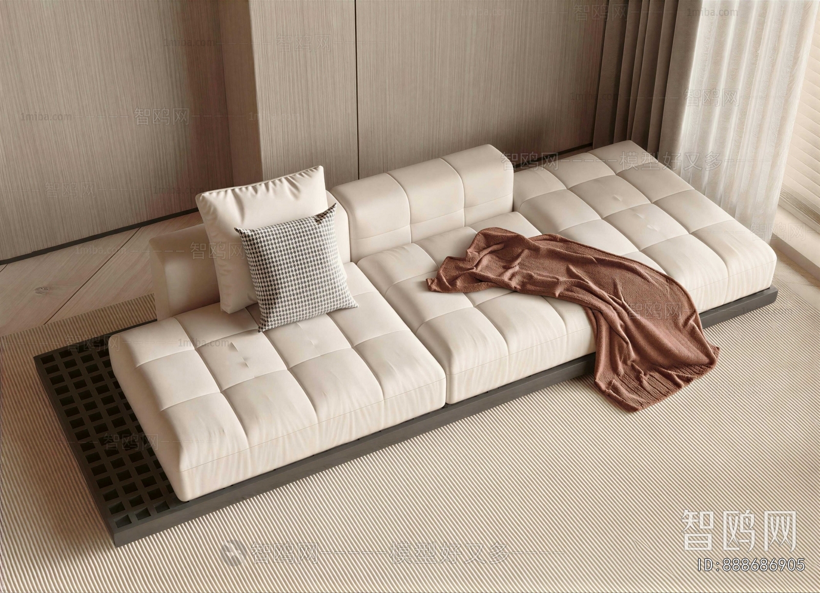 Modern Multi Person Sofa