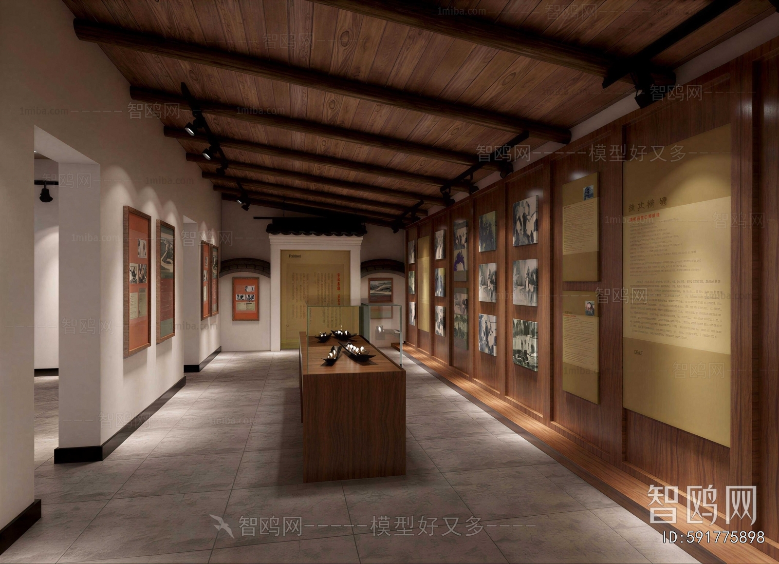 New Chinese Style Exhibition Hall