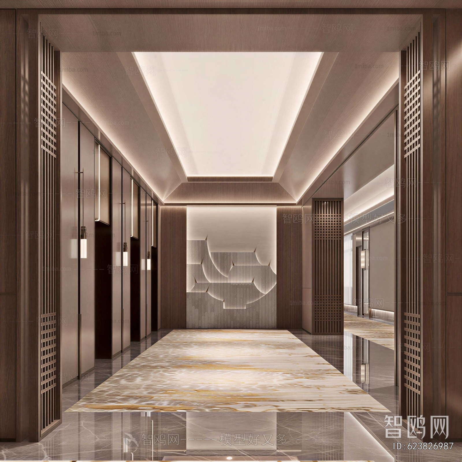 New Chinese Style Corridor
