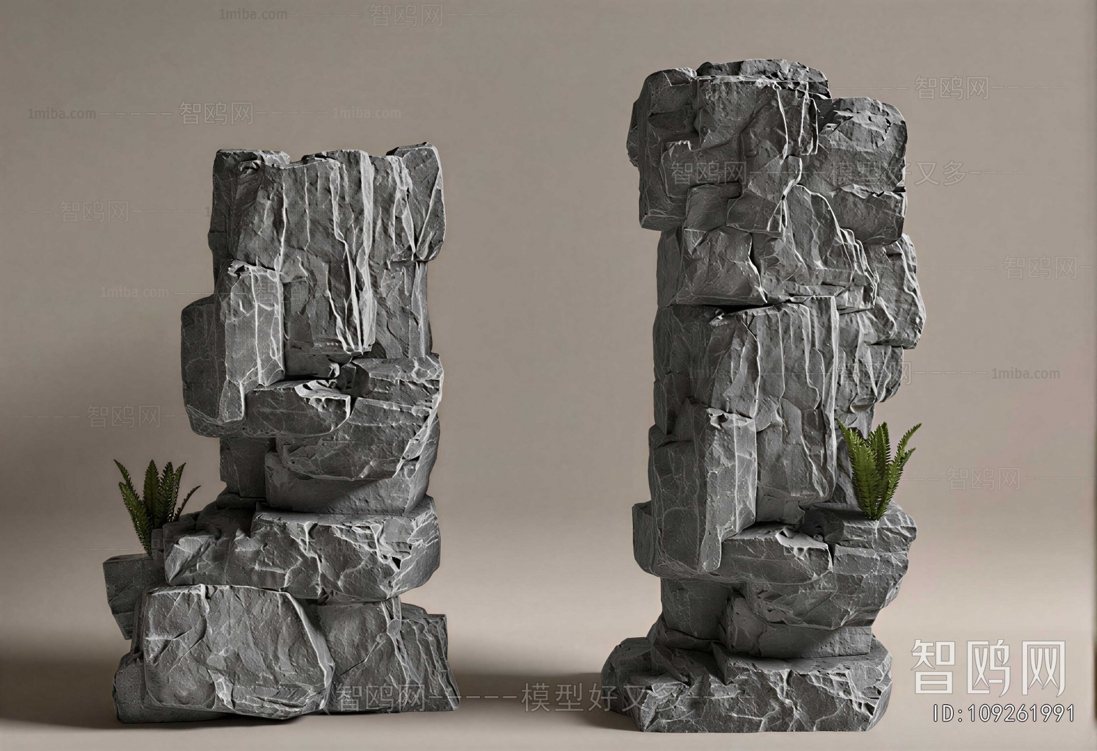 New Chinese Style Rockery Waterscape
