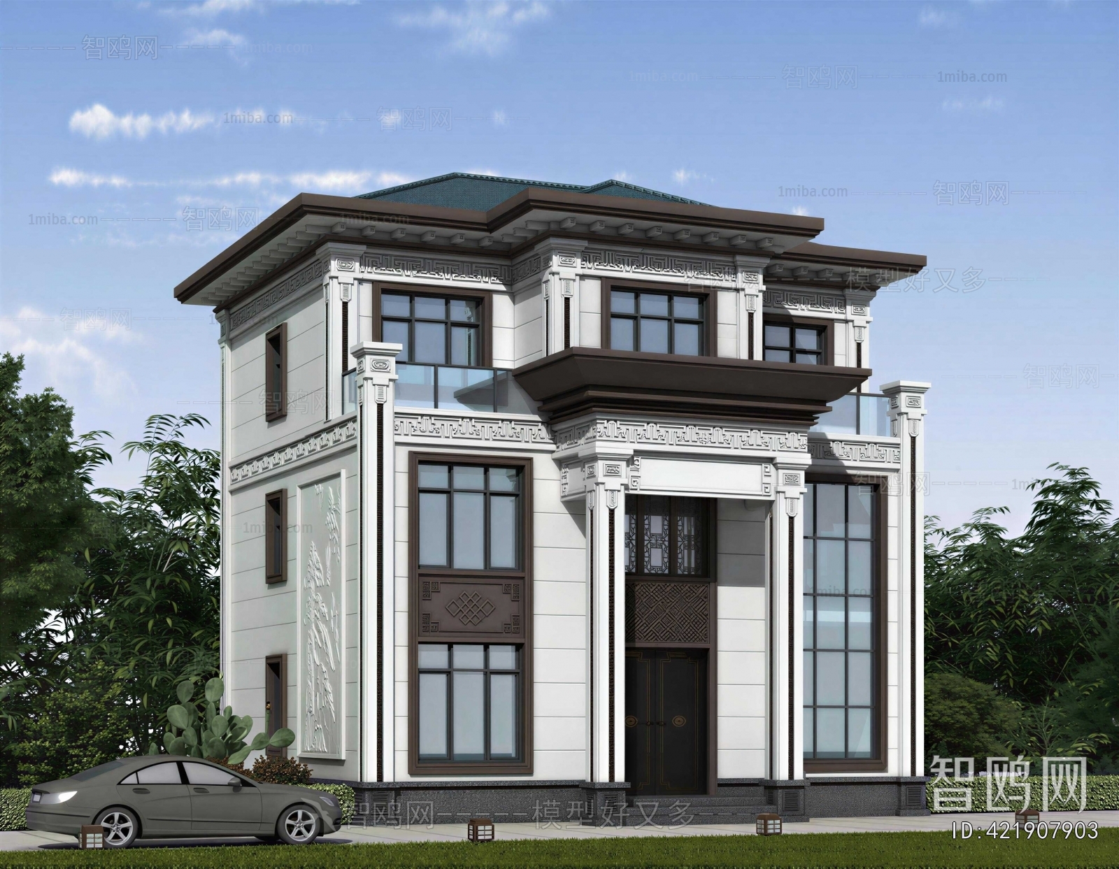 New Chinese Style Detached Villa