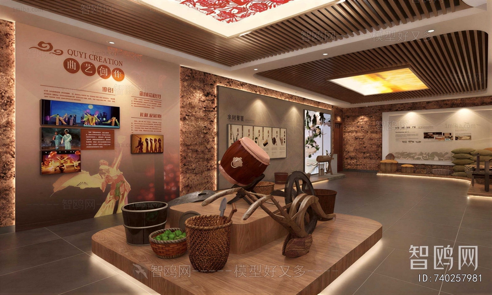 New Chinese Style Exhibition Hall