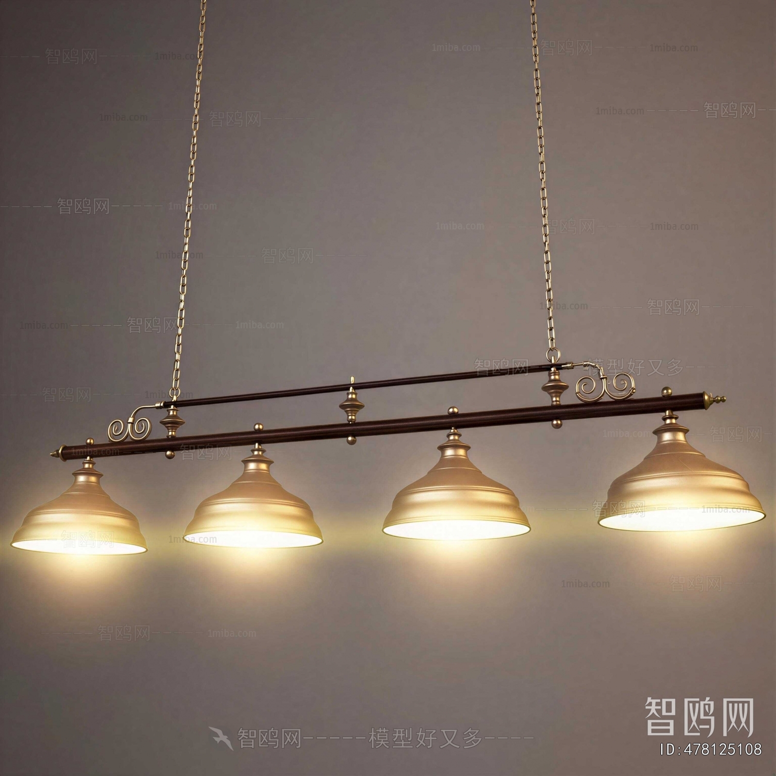 Modern Long Chandelier