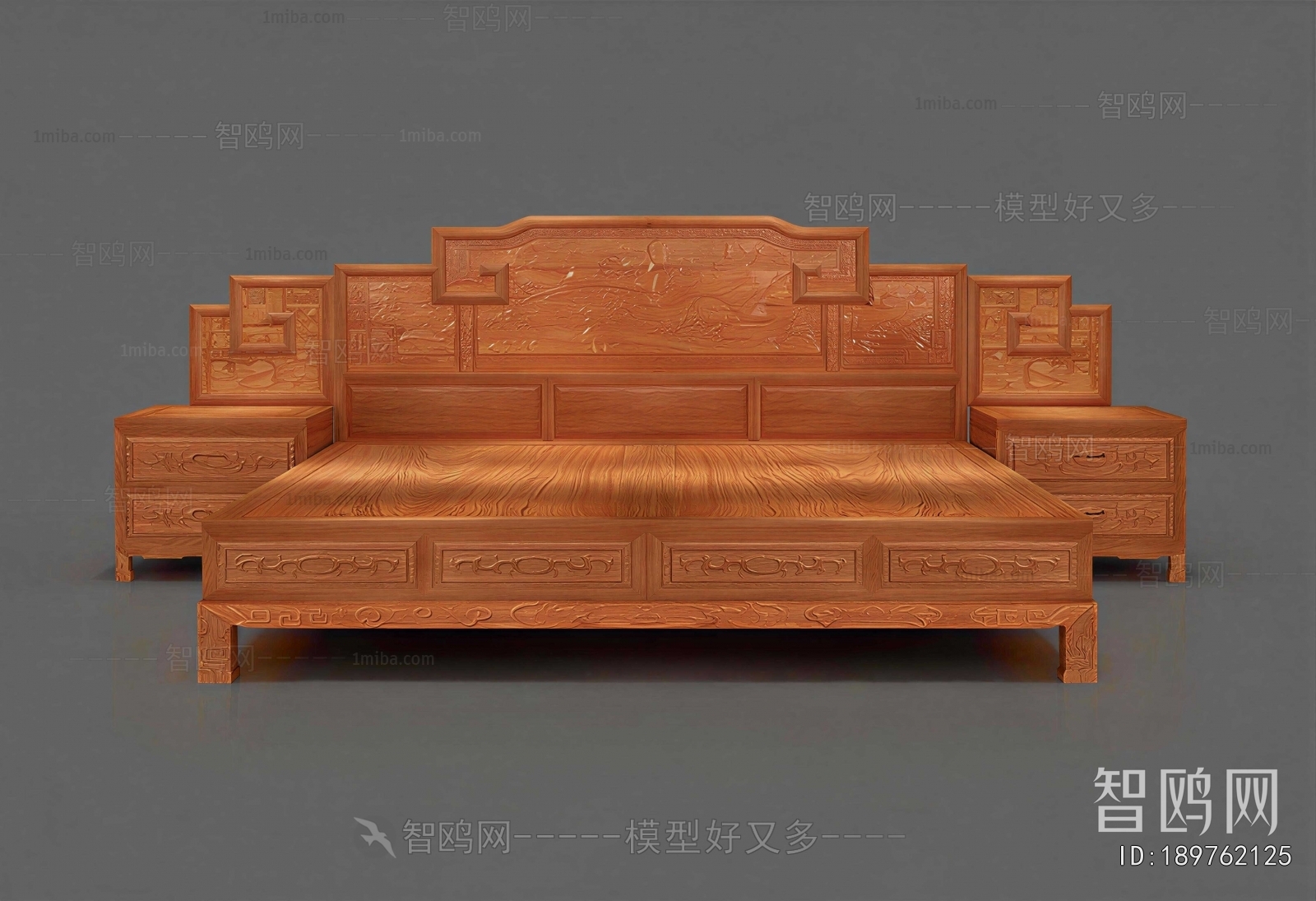 Chinese Style Double Bed