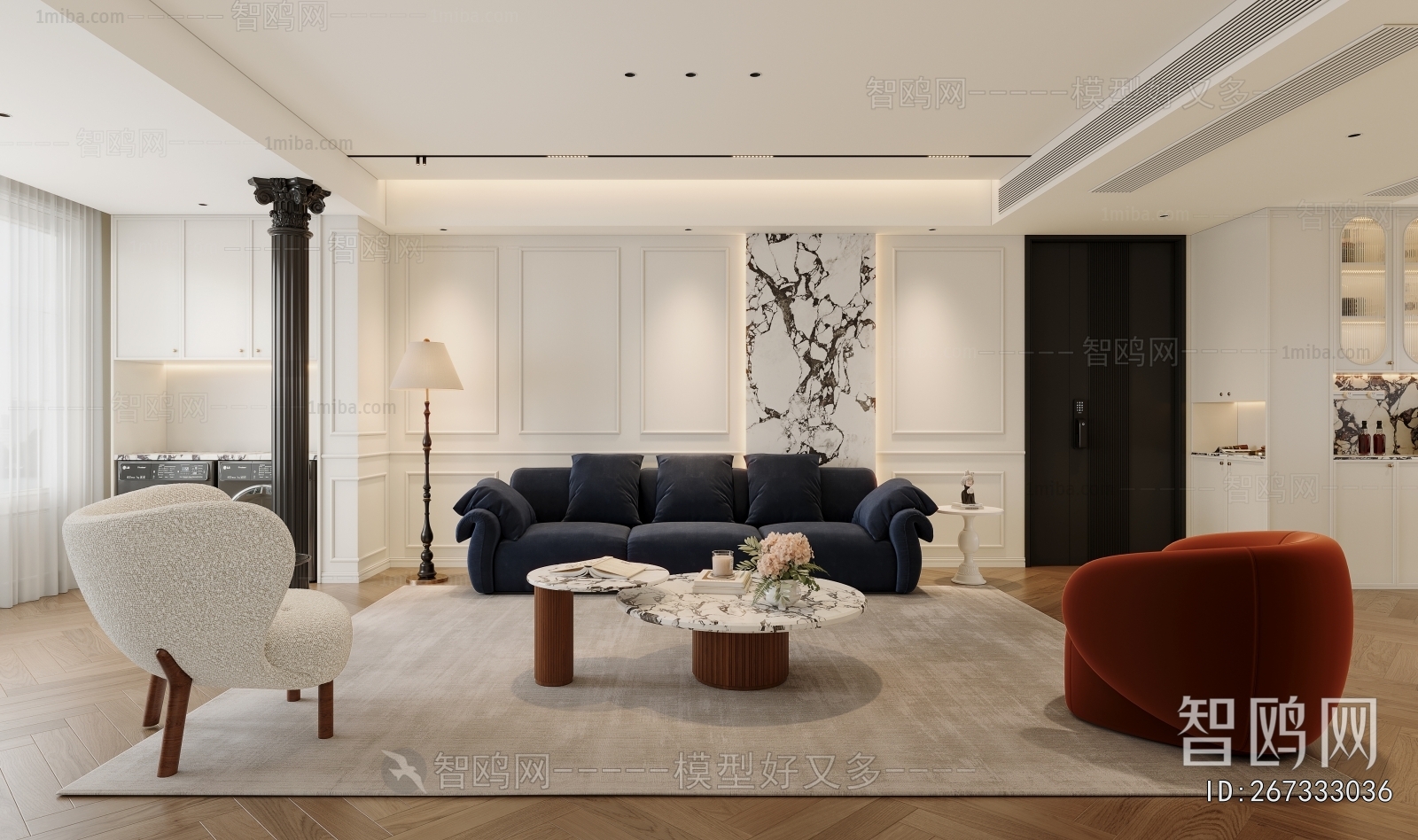 French Style A Living Room