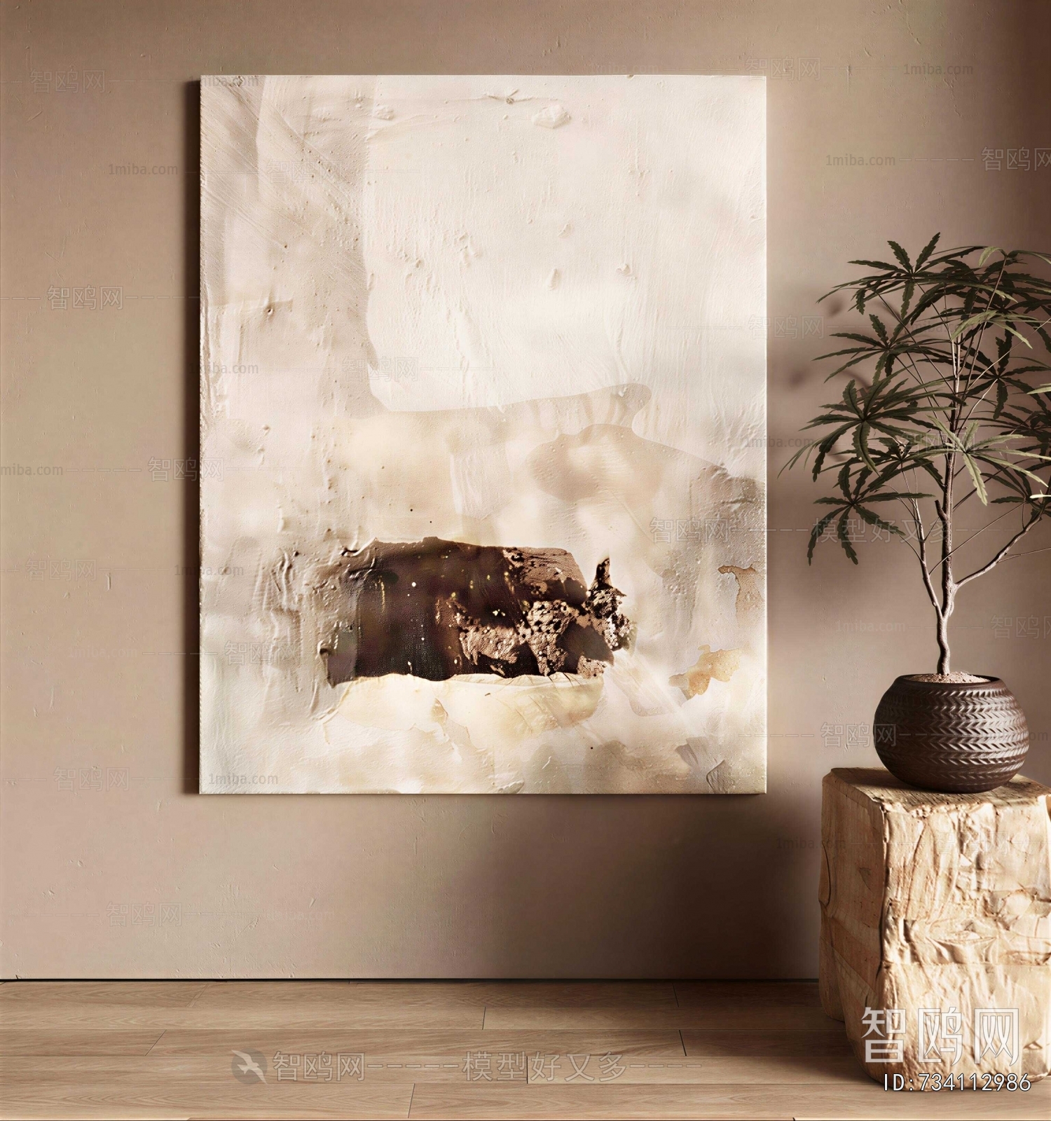 Wabi-sabi Style Painting
