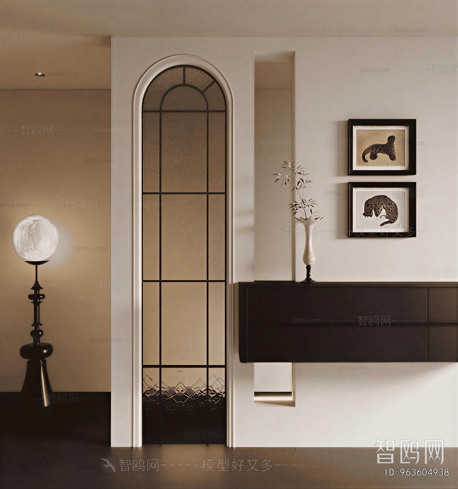 French Style Hallway
