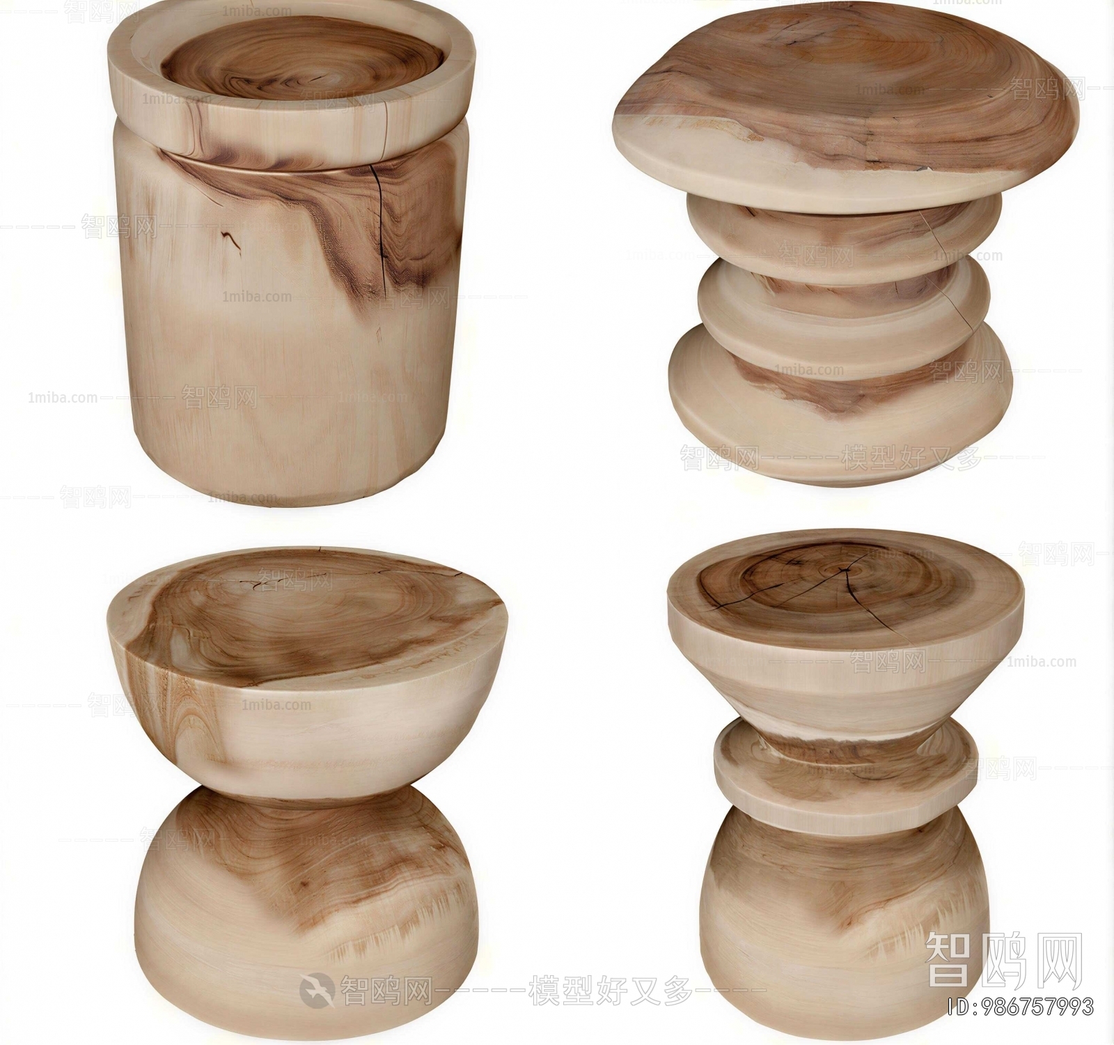 Wabi-sabi Style Side Table/corner Table