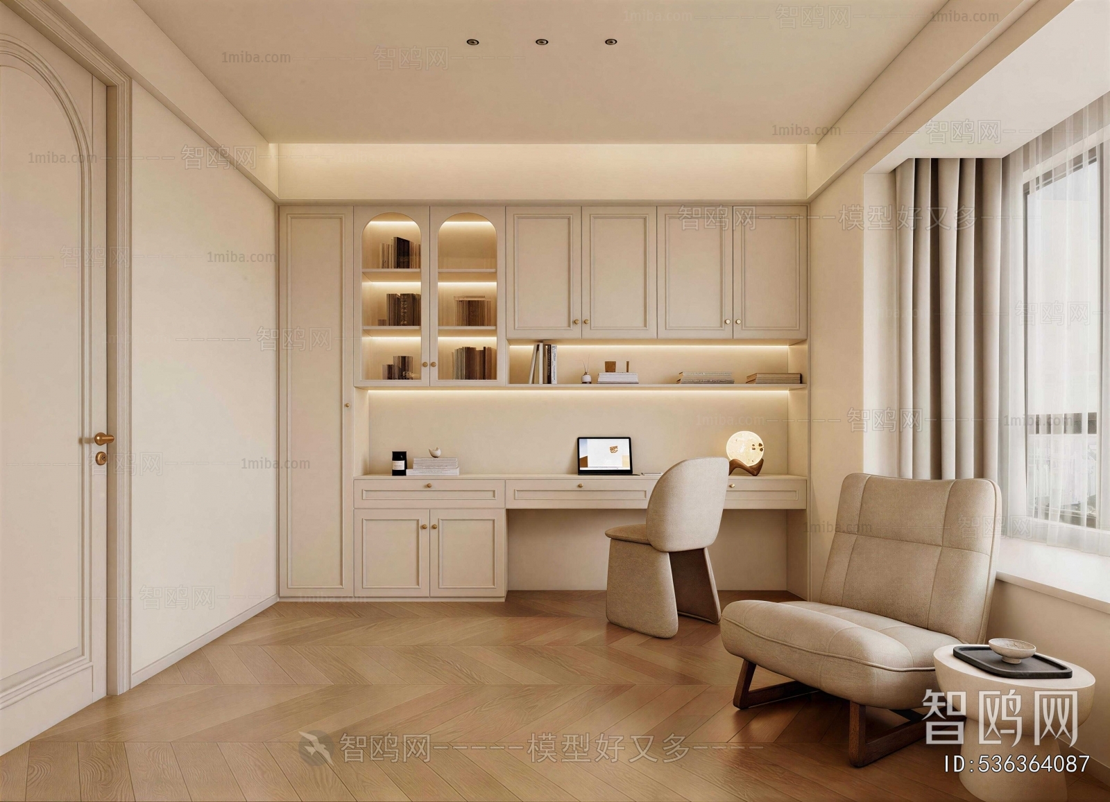 French Style Study Space
