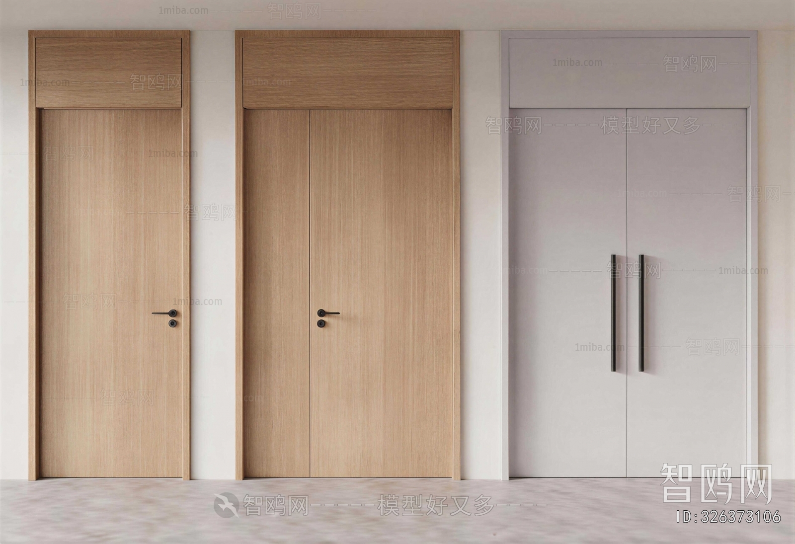 Modern Double Door
